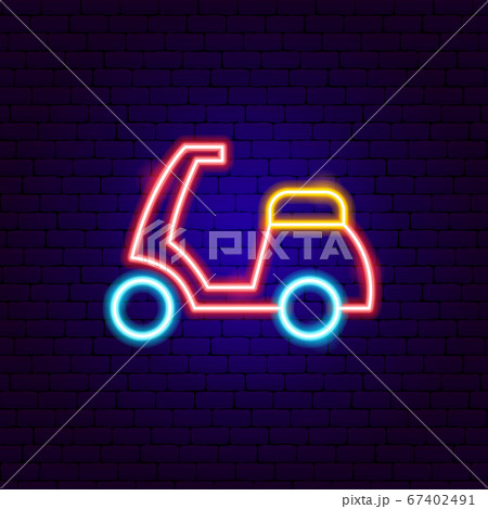 Scooter Neon Sign 67402491