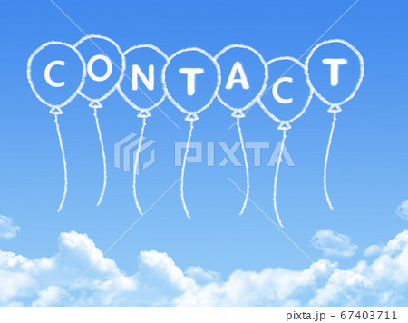 Cloud shaped as contact Message 67403711