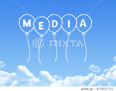 Cloud shaped as media Message 67403715