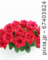 赤薔薇のアレンジ（横長・正面）（縦） 67403824
