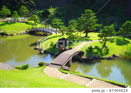 玉泉院丸庭園、金沢市、石川県、日本 玉泉院丸庭園、金沢市、石川県、日本 67404629