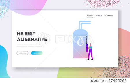 Husband for an Hour Repair Service Landing Page Template. Call Master Character Install Smart Heater 67406262