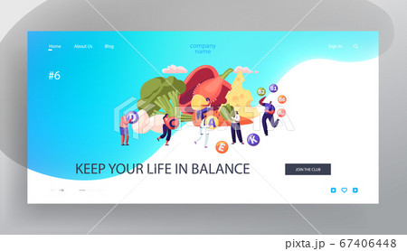 Healthy Lifestyle, Organic Food Choice Website Landing Page. Fruits, Vegetables, Cheese and Eggs as Source of Health Healthy Lifestyle, Organic Food Choice Website Landing Page. Fruits, Vegetables, Cheese and Eggs as Source of Health 67406448