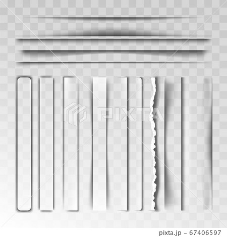 Shadows Effect Different Collection Set Vector Illustration 67406597
