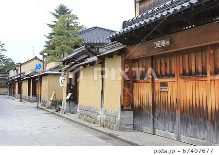金沢の観光名所 長町武家屋敷跡界隈 金沢の観光名所 長町武家屋敷跡界隈 67407677