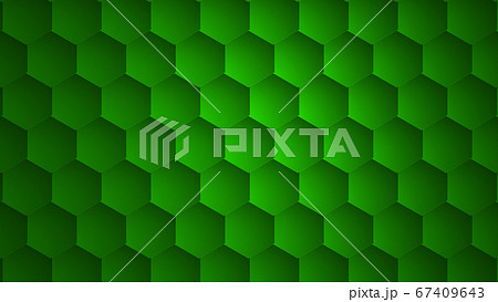 CGヘクサゴン グラデーションの六角形 CGヘクサゴン グラデーションの六角形 67409643