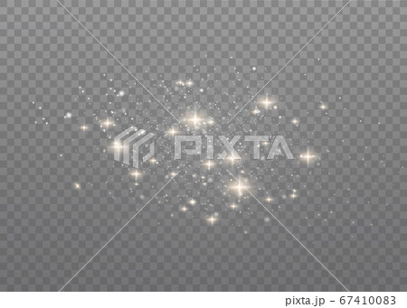 Sparkling dust particles. 67410083