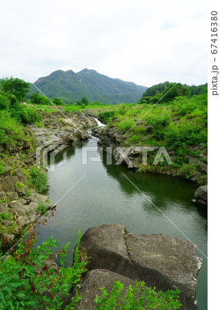 漢灘江 溶岩 柱状節理 67416380