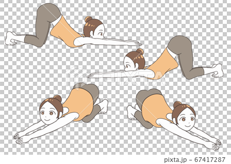 瑜伽貓姿勢 67417287