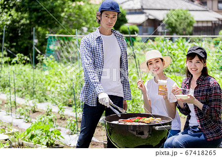 BBQ　アウトドア 67418265