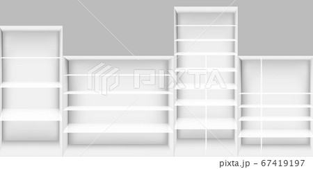 収納 棚 立体 シルエットのイラスト素材 収納 棚 立体 シルエットのイラスト素材