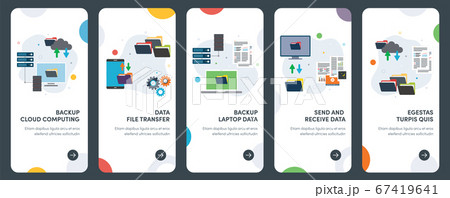 Backup, cloud computing, data and transfer file 67419641