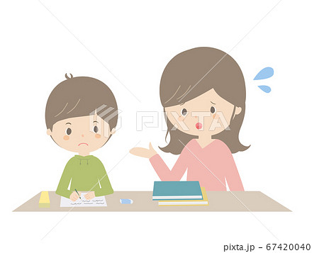 A boy who is said to have to study by his parents A boy who is said to have to study by his parents 67420040