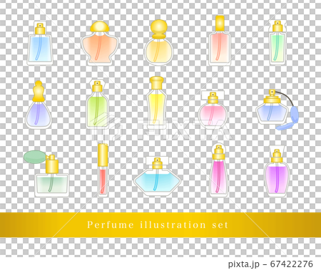 Perfume illustration set 67422276