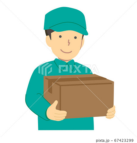 荷物を持つ配達員 67423299