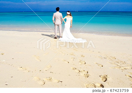 沖縄の海で結婚式 沖縄の海で結婚式 67423759