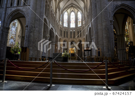 Interior decoration of the Cathedral of St. John the Baptist. Michael and St. Gudula Interior decoration of the Cathedral of St. John the Baptist. Michael and St. Gudula 67424157