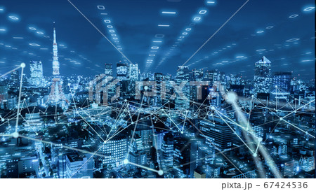 VR 5G AI 人工知能 フィンテック Fintech MaaS ICT ブロックチェーン 3D 67424536