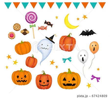 ハロウィンのお菓子の画像素材 ピクスタ