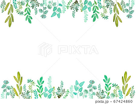 葉っぱのフレーム 葉っぱのフレーム 67424860
