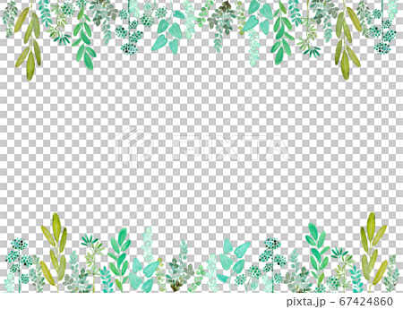 葉っぱのフレーム 葉っぱのフレーム 67424860