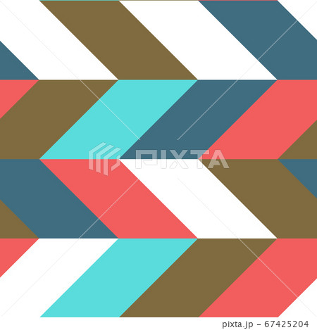 Simple and modern seamless pattern of parallelogram roof tile in colourful scheme Simple and modern seamless pattern of parallelogram roof tile in colourful scheme 67425204