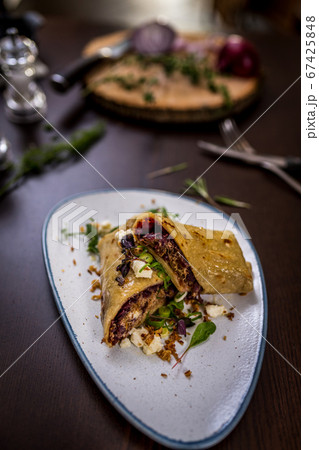 Tortilla with pork meat Tortilla with pork meat 67425848