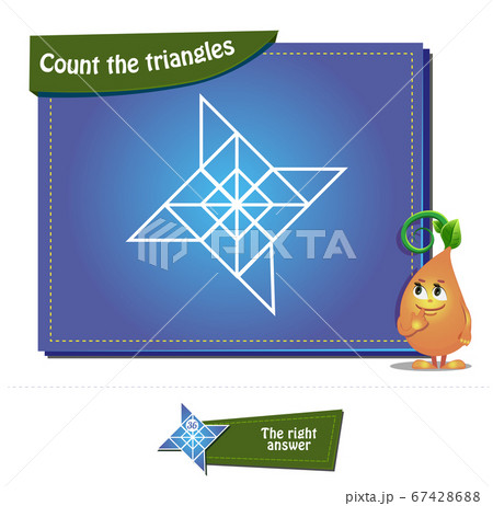 Count the triangles 25 brainteaser Count the triangles 25 brainteaser 67428688