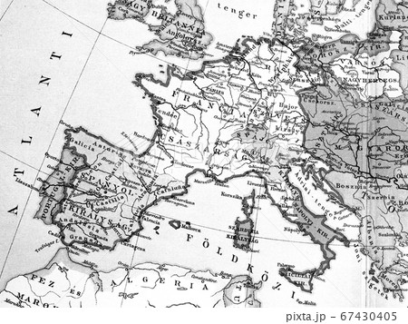 古地図　ヨーロッパ 67430405