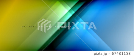 Motion concept neon shiny lines on liquid color gradients abstract backgrounds. Dynamic shadows and lights templates for text 67431158