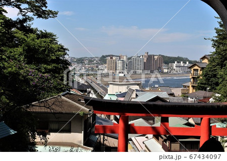 江島神社から見た片瀬海岸方面 江島神社から見た片瀬海岸方面 67434097