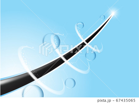 Hair care serum follicle diagnostics. Anatomy skin, medical human, epidermis layer, vector illustration design. Hair care serum follicle diagnostics. Anatomy skin, medical human, epidermis layer, vector illustration design. 67435065