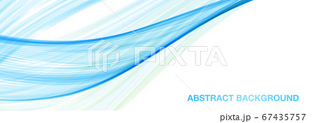 抽象的な背景、曲線の背景、美しい波の形、水、風、流れ、うねり、湾曲、カラフル 67435757