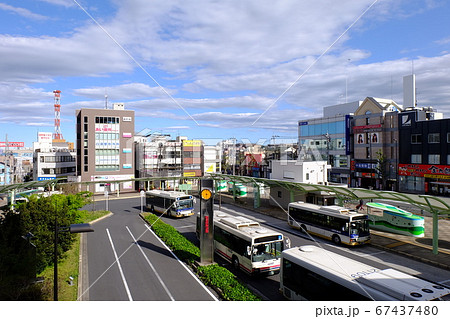 八王子駅南口のバスロータリー 八王子駅南口のバスロータリー 67437480
