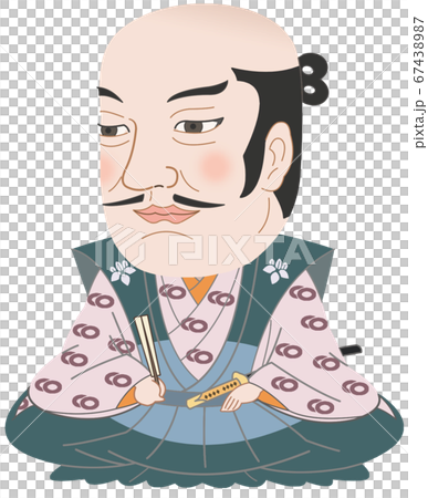 福島正則のイラスト素材