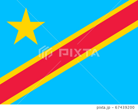 国旗　コンゴ民主共和国　ファイルタイプのミスにより再アップ