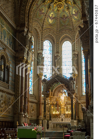 The Basilica of Notre Dame de Fourviere in Lyon 67440837