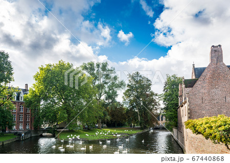 Minnewater Lake in Bruges 67440868