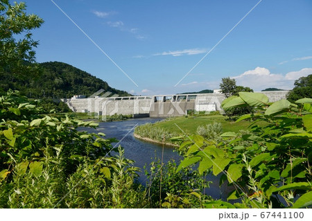 初夏のころの当別ダム 初夏のころの当別ダム 67441100