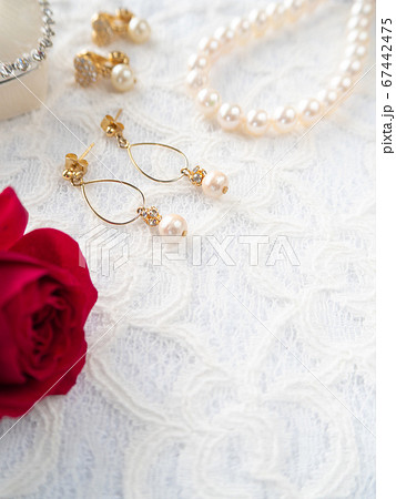 パールのピアス　ネックレス　イヤリング 67442475