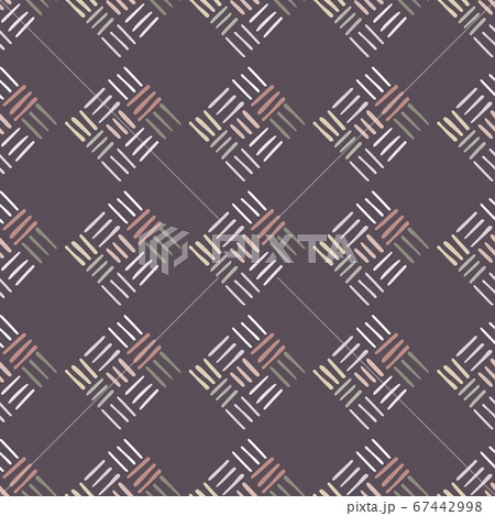 Abstract geometric dash pattern with lines in dark pastel colors. Abstract geometric dash pattern with lines in dark pastel colors. 67442998