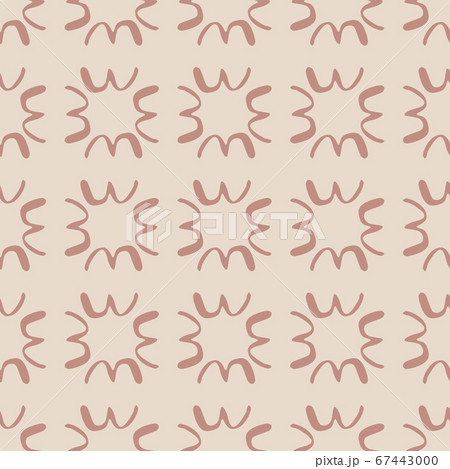Abstract seamless pattern in pink tones with ethnic elements. Abstract seamless pattern in pink tones with ethnic elements. 67443000