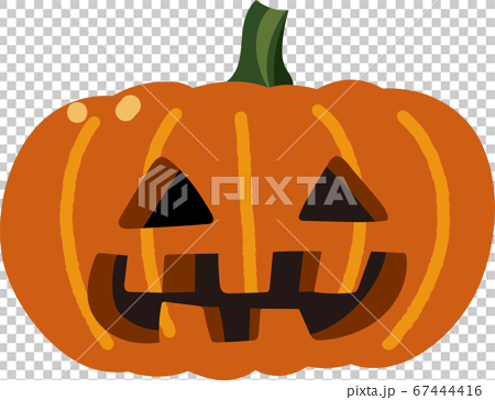 おばけかぼちゃのイラスト素材
