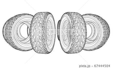 Car tires concept 67444504