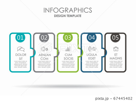 Infographic design template with place for your data. Vector illustration. Infographic design template with place for your data. Vector illustration. 67445402