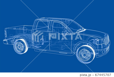 Car silhouettes. 3D illustration Car silhouettes. 3D illustration 67445707