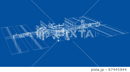 Abstract Spaceship Outline 67445944