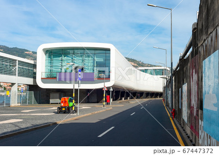 Modern airport terminal Funchal Madeira 67447372