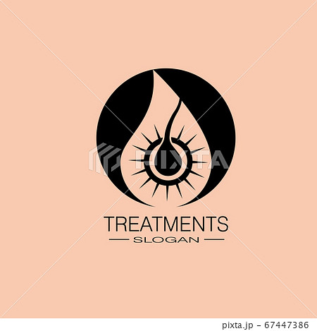 Hair treatments icon illustration Hair treatments icon illustration 67447386