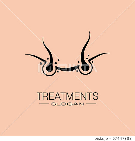 Hair treatments icon illustration Hair treatments icon illustration 67447388